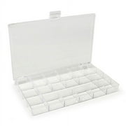 Bead Organizer 21 Cavity Clear 10.5X6.5In