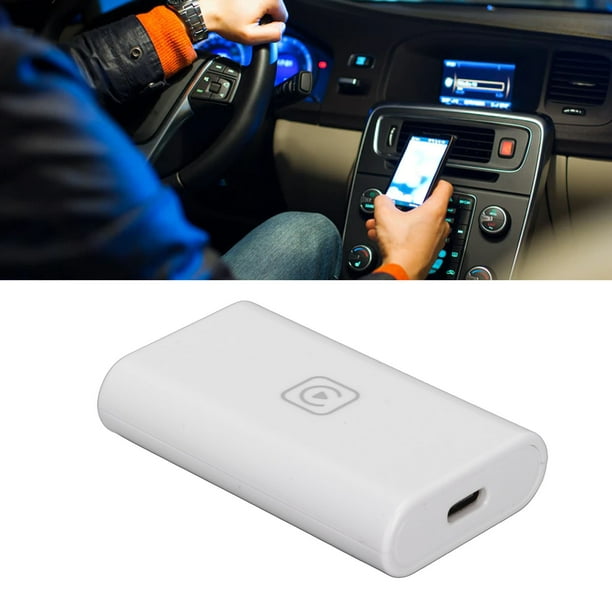 Adaptateur CarPlay Sans Fil, Appel Téléphonique CarPlay Dongle Convertir  USB 5V Pour Voiture Blanc 