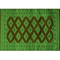 thumbnail image 1 of Ahgly Company Indoor Rectangle Persian Green Traditional Area Rugs, 2' x 4', 1 of 1
