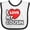 White and Black, variant on Inktastic I Love My Cousin Boys or Girls Baby Bib