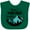 Green, variant on Inktastic Mom's Hiking Buddy with Mountains and Trees Boys or Girls Baby Bib