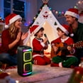 thumbnail image 5 of 16.73" Karaoke Machine for Adult & Kids, Home Karaoke System with Microphone, Portable Bluetooth Party Speaker, Christmas Birthday Gifts, 5 of 8