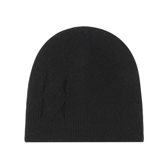 Hauaitttt Autumn and Winter Outdoor MenFashion Casual Personality Warm Thick Woolen Hat Knitted Hat Trapper Hat Leather Warm Head Gear Men Warm Weather Gear for Men Leather Winter Hats for Men