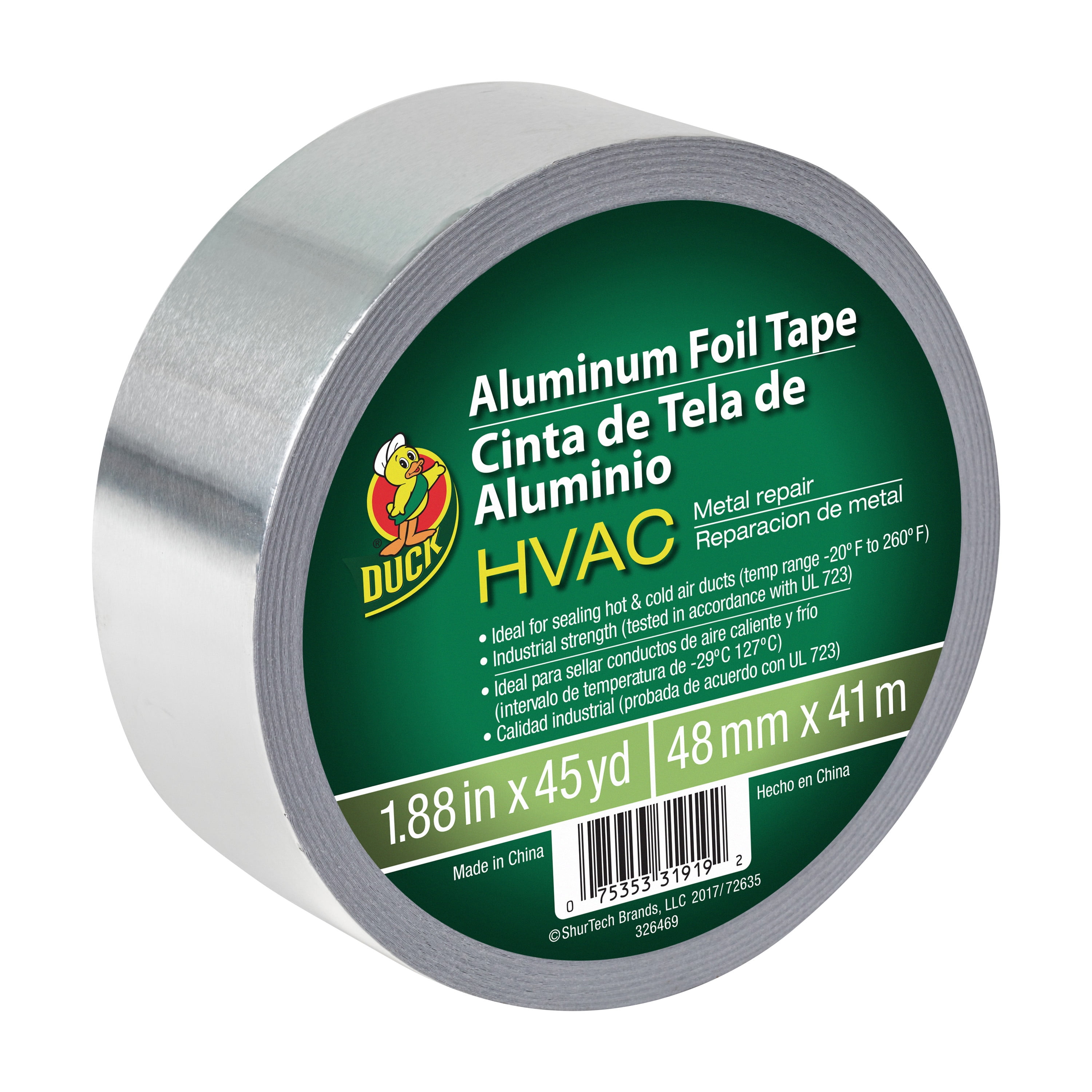 Shurtech Brands 224924 1.88 in. x 60 Yards Duct Tape Silver