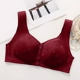 thumbnail image 4 of Ashirexll Plus Size Bras for Women, Bras for Women No Underwire, Thin Cup Lace Bra Adjustable Straps Wireless, 4 of 7
