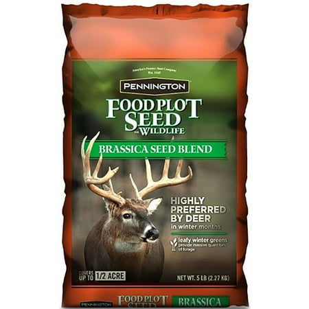 Pennington Wildlife Food Plot Seed Brassica Seed Blend, 5 (Best Food Plot Seed For Low Ph)