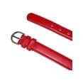 thumbnail image 2 of CTM®  Leather 1 1/8 Inch Dress Belt (Women's), 2 of 4