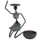 thumbnail image 3 of Candelabro de hierro hecho a mano con forma de mujer, decoración clásica para el hogar (negro), inspiración africana, 3 of 7