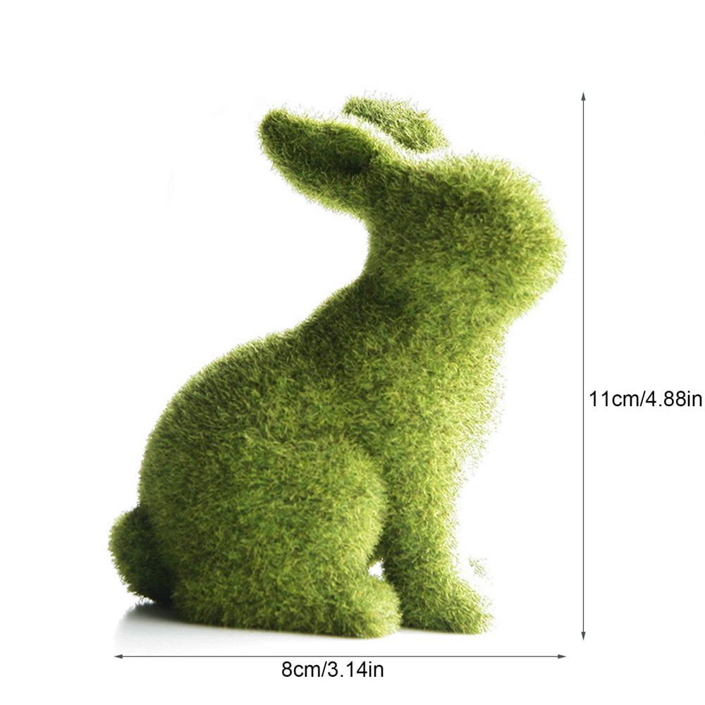 Petit Lapin En Mousse Artificielle - Décoration De Jardin Ou D'intérieur Pour Pâques (8 Cm)