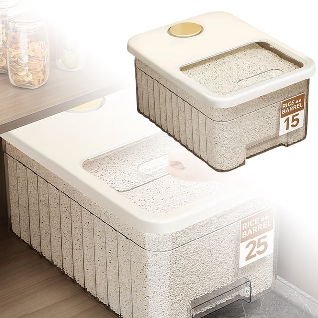 BKER Food Storage Container ,Kitchen Food Storage,For Dog Cat And Other Pet Food Storage With Measuring Cup Storage Bucket For Dog Food