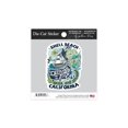 thumbnail image 2 of Die Cut Sticker Shell Beach, California, Watercolor Whale, Deep Blue Sea, Nautical Art, Contour Vinyl Sticker 1 to 3 inches (Waterproof Decal for Cars, Water Bottles, Laptops, Coolers), Small, 2 of 5