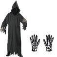 thumbnail image 1 of Disfraz de Halloween para Hombre, Túnica de Grim Reaper Disfraz de Halloween Adulto Unisex Juego de Rol de Halloween JFHHH pequeña, 1 of 1