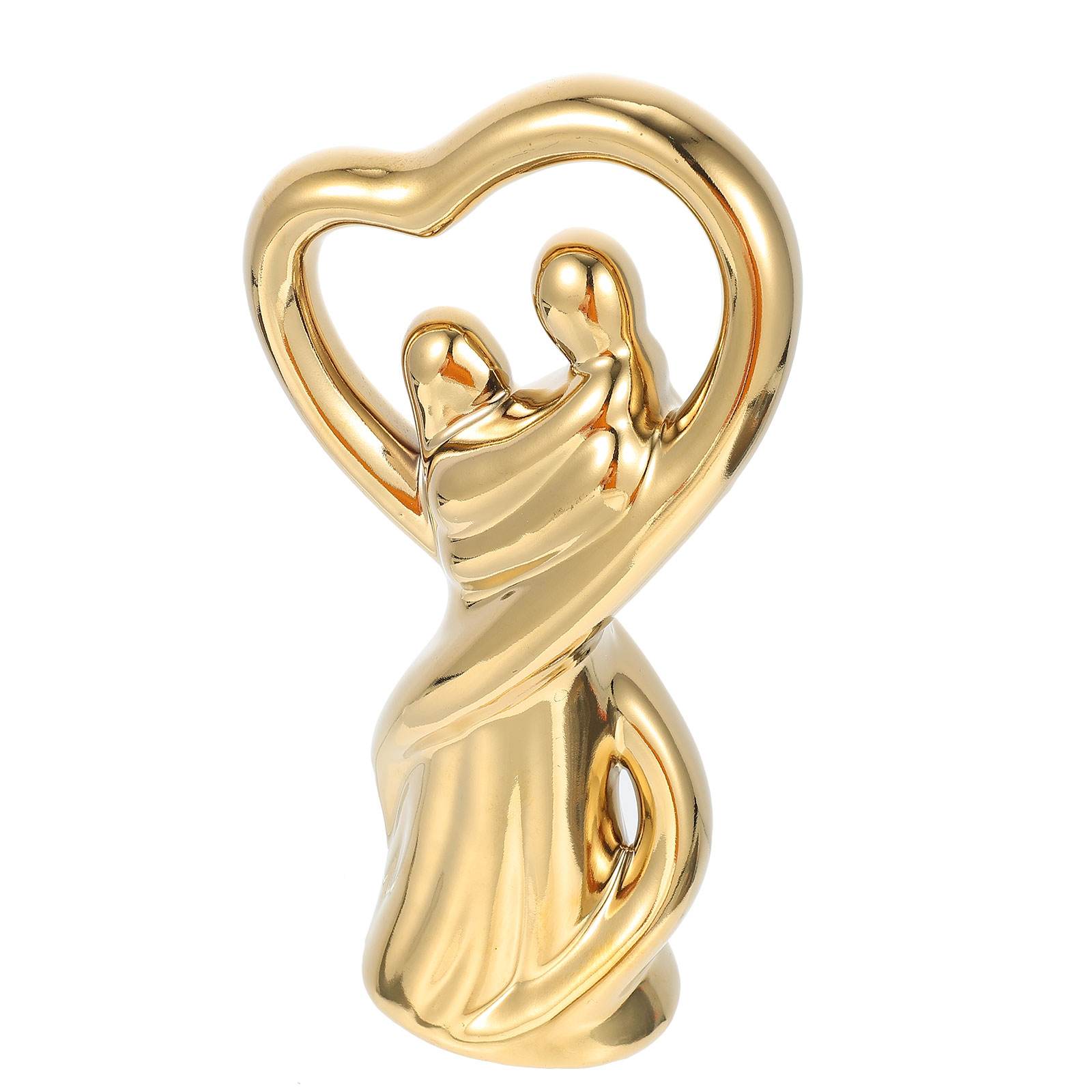 OUNONA Couple Statue Wedding Sculpture Figurine Figurines Ceramic Love