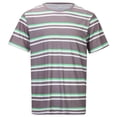 thumbnail image 3 of JAJAHO T Shirts For Men Short Sleeve Striped Summer Top Color Block Crewneck Classic Tee Shirt Relaxed Fit Daily Wear Stylish Tops, 3 of 8