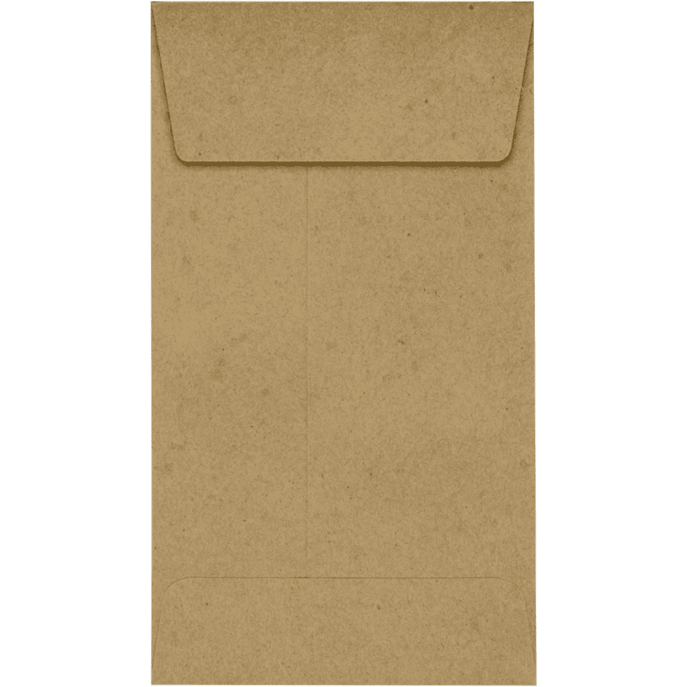 LUXPaper #5 1/2 Coin Envelopes, 3 1/8 x 5 1/2, Grocery Bag Brown, 250/Pack