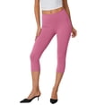 thumbnail image 5 of 7/8 Length Women's High Waist Yoga Capris Buttery Soft Tummy Control Booty Exercise Workout Leggings Comfortable Athletic Pants for All Activities, 5 of 5