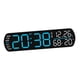 thumbnail image 3 of Reloj despertador digital, reloj de escritorio, práctico, electrónico, inteligente, multiusos. Azul, 3 of 9