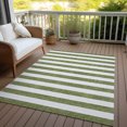 thumbnail image 6 of Addison Rugs Chantille Indoor/Outdoor Transitional Stripes Olive Washable Rectangle Rug, 2'6" x 3'10", 6 of 6