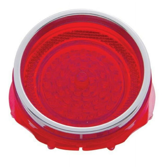 United Pacific 1965 Chevy Impala LED Tail Light w/ SS Trim - Red Lens Tail Light CTL6501LED