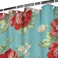 thumbnail image 3 of Pioneer Flower Floral Print Pattern Shower Curtain 36"x72" ,Bathroom Decorative Shower Curtains Set with 12 Hooks,Modern Waterproof Washable Shower Curtain, 3 of 6
