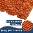 thumbnail image 4 of Soft Plush Microfiber Bathroom Rugs, Absorbent Bath Rugs Non Skid Machine Wash Dry Bath Mats for Tub,Shower and Bath Room Floor Mats(Burnt Orange,17x24 inches), 4 of 6