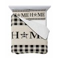 thumbnail image 7 of Quilts Full Size Bedding Set, HOME Lightweight Quilted Comforter, Farmhouse White Black Checkered Country Vintage Plaid Soft Reversible Bedspread Coverlet with Pillow Covers for All Season, 78" x 90", 7 of 7
