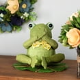 thumbnail image 1 of Northlight Frog Assis 7,5 Pouces Ne Parle Pas Mal avec Nœud Papillon Décoration à Ressort, 1 of 6