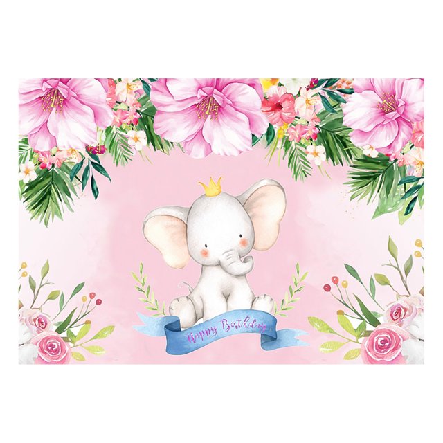 7 * 5 pies Feliz cumpleaños Telón de fondo de dibujos animados Baby Shower Niño Cumpleaños Fotografí Abanopi Fondo