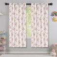 thumbnail image 5 of Pioneer Flower Floral Print Pattern Teens Curtains,Teens Insulated Curtains Set Of 2,Bedroom Essentials,Toddler Room Decor 42"x63", 5 of 5