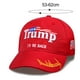thumbnail image 2 of Gorra de béisbol ajustable con bordado "Trump 2024" y texto "Take America Back", color negro, 2 of 5