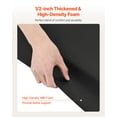 thumbnail image 3 of VEVOR Salon Mat for Hair Stylist, 3 x 5 FT Rectangle Salon Chair Mat Anti Fatigue, 1/2" Thickened PVC + NBR Barber Shop Floor Mat with Round Cut Out, Anti-Trip Beveled Edges & Non-slip Bottom, 3 of 9