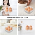 thumbnail image 2 of 2 Pcs Goose Egg Cartons 4 Grid Storage Box Transparent Holder Portable, 2 of 6