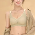 thumbnail image 4 of ZRBYWB Bras For Women Ladies Lace Edge Without Steel Ring Movement Seamless Gathering Adjustment Yoga Sleep Large Underwear Comfort Bra, 4 of 8
