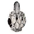 thumbnail image 3 of Sudadera con capucha para hombre modelo 2024, moderna y versátil, con cremallera, cómoda y elegante, con estampado de monstruo personalizado para hombre, 3 of 5