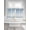 Blue, variant on Blue Eucalyptus Leaves 2 Panel Kitchen Curtains for Small Windows, Watercolor Botanical Weeping Leaf Bathroom Tier Curtain, Short Window Treatment for Bedroom/Living Room 55"x24"