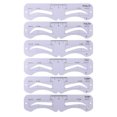 thumbnail image 1 of 1 Set Eyebrow Stencil with Rope Reusable Brow Shaper Drawing Card DIY Women Eyebrow Mapping Guide Shaping Template Tools, 1 of 8