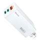 thumbnail image 1 of Cargador Bwine USB C de 65 W y 3 puertos GaN Fast Wall para drones, color blanco, 1 of 8