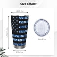 thumbnail image 4 of Rateoe Navy Camouflage American Flag Printed Car Guy Gifts for Men Women Tumbler - 20oz/590ml Double Wall Vacuum Insulated Stainless Steel Travel Tumbler Cups with Lid & Straw-Without Straw, 4 of 8