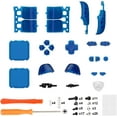 thumbnail image 2 of eXtremeRate Clear Blue Replacement ABXY D-pad Trackpad Bumpers Triggers Buttons w/Screwdriver Tools for Steam Deck LCD Handheld Console, 2 of 4