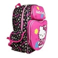 "Sanrio Hello Kitty Cheetah Kids School Backpack, 16"" Large Girls Bookbag with Heart Pocket ...
