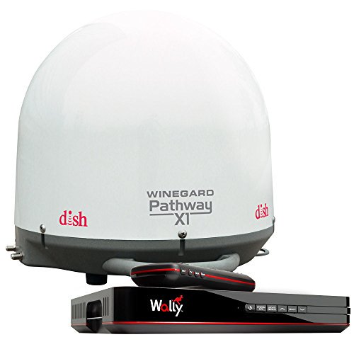 Winegard PA2000R Pathway X1 Automatic Portable Truck Satellite TV Antenna with DISH Wally