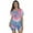 Tie Dye Swirl Short Sleeve, variant on Just Love Tie Dye Shorts Set for Women 6859-10106-1X (Tie Dye Bright Swirl Short Sleeve, Medium)