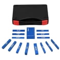 thumbnail image 1 of Setup Blocks Woodworking Height Gauge Set 15 Pcs of Set Up Bars, Router Table and Table Saw Accessories Blue, 1 of 7