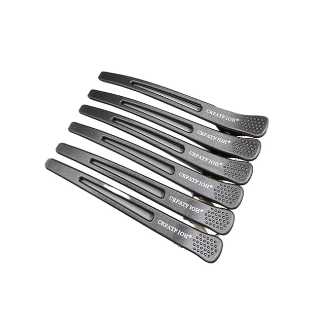 Vogacara Paquete de 6 pinzas fijas para el cabello, adornos para mujer sin rastro, tocado para mujer, herramientas de estilismo trenzadas a prueba de Cuidado del cabello Gris Vogacara CE012218-05