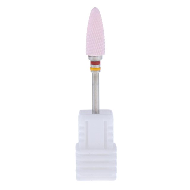Broca de cerámica para uñas Eliminación de gel Cutícula Limpia Cabeza de XF Colcomx Brocas de taladro de uñas de cerámica