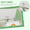 thumbnail image 5 of Sesslife Kids Toy Box for Boys Girls, Wood Kids Storage Organizer with Safety Hinged-Lid and Storage Bench, Cute Toy Chest for Living Room, Toddler Room, Bedroom, Aged 3+, Green, 5 of 7