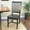Antique Black, variant on Pemberly Row Modern / Contemporary Wood Oak Finish Mission Chair
