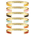 thumbnail image 3 of My Girl Múltiple brazalete de color, pulsera de acero inoxidable regalo de San Valentín Meser Meser Joyería-70, 3 of 9