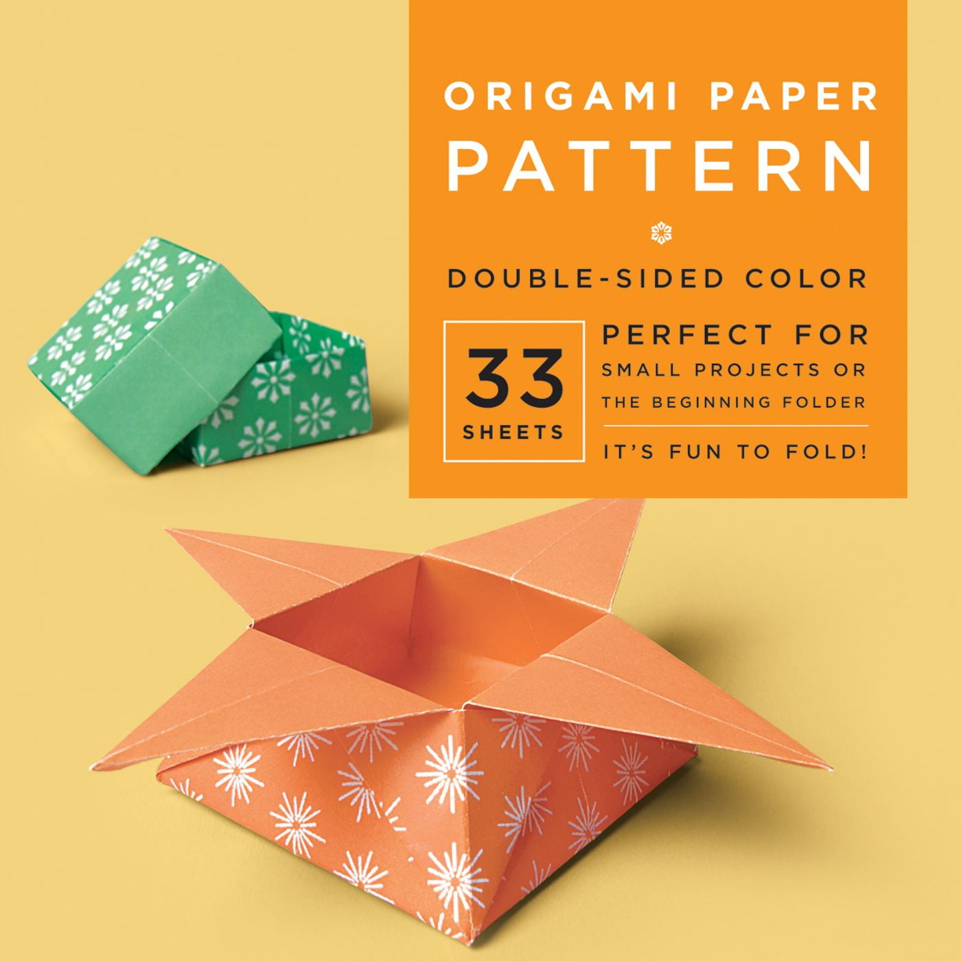 Origami Paper Pattern 6 3/4" 33 Sheets Tuttle Origami Paper