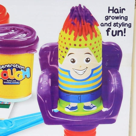 Generation Dough Hair Salon Kids Play Dough Hair Growing Styling